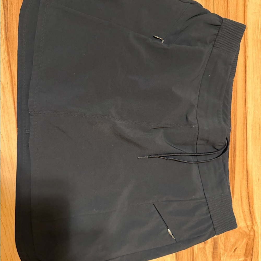 Black Athletic Drawstring Skirt